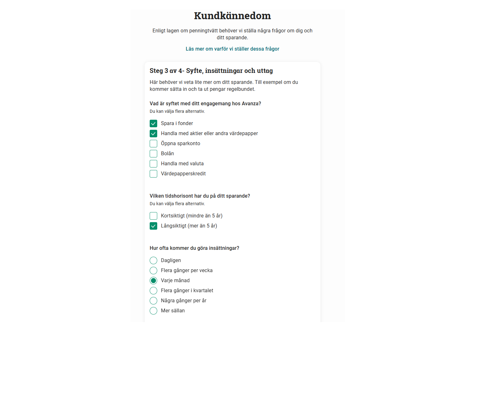 Avanza frÄga om du vill byta bank
